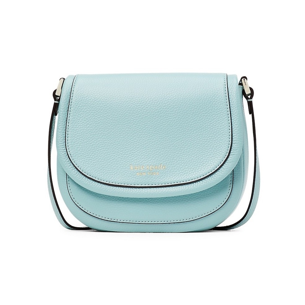 KATE SPADE - ๐ป Authentic Roulette Leather Saddle Bag - Picture 1 of 10
